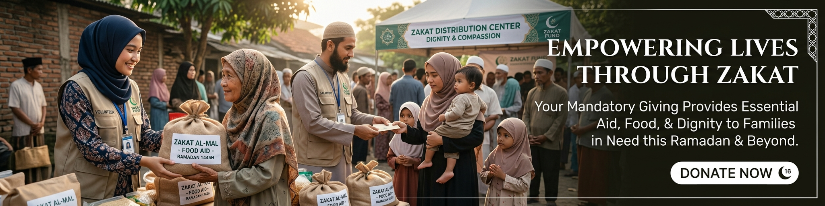 Program distribusi zakat MuslimCare